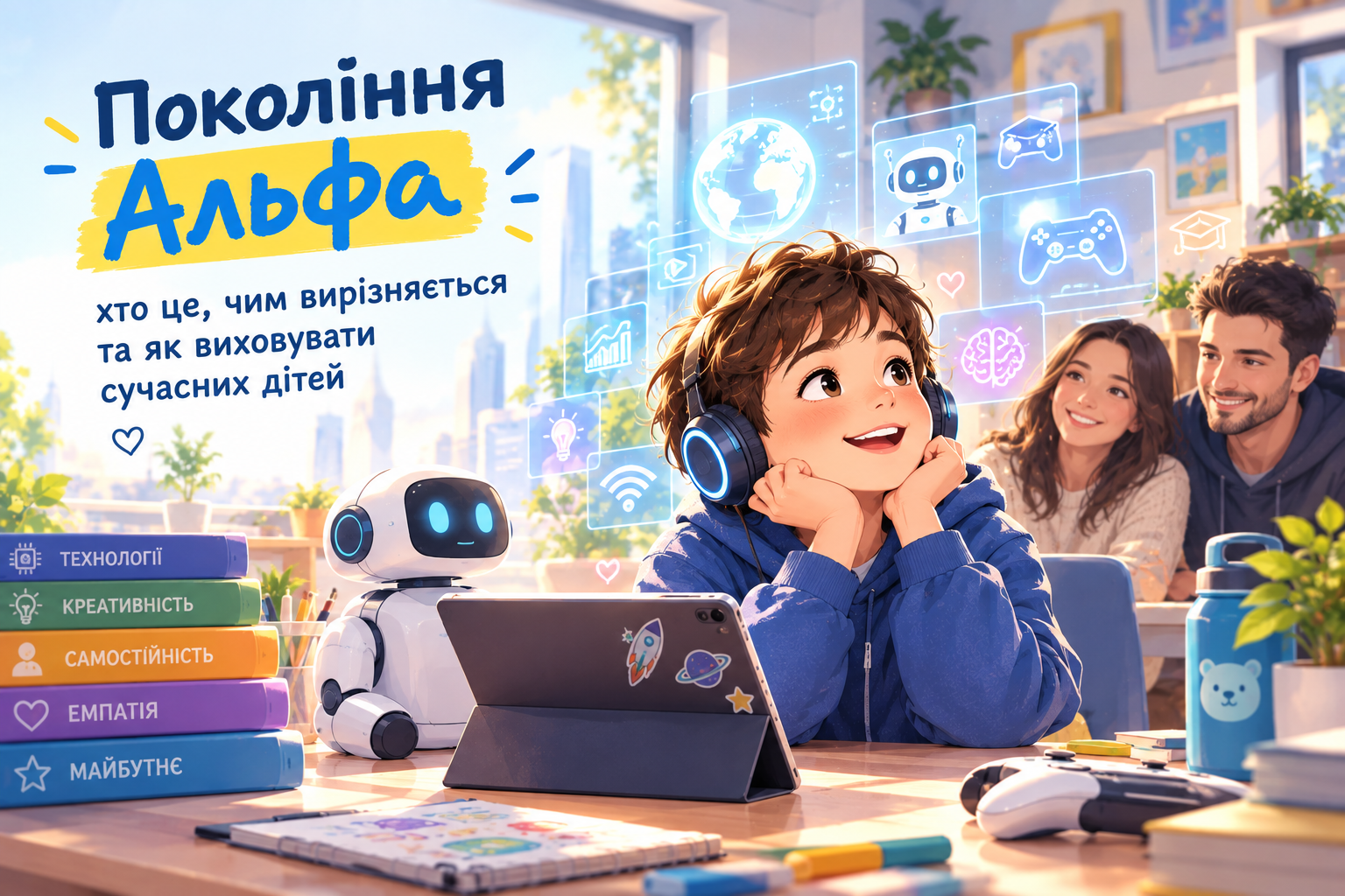 Покоління Альфа: хто це, чим вирізняється та як виховувати сучасних дітей