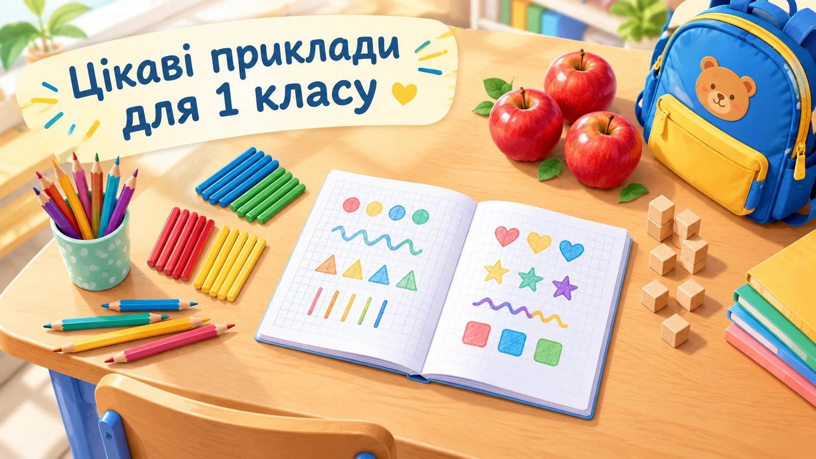 Цікаві приклади для 1 класу. Прості завдання й поради