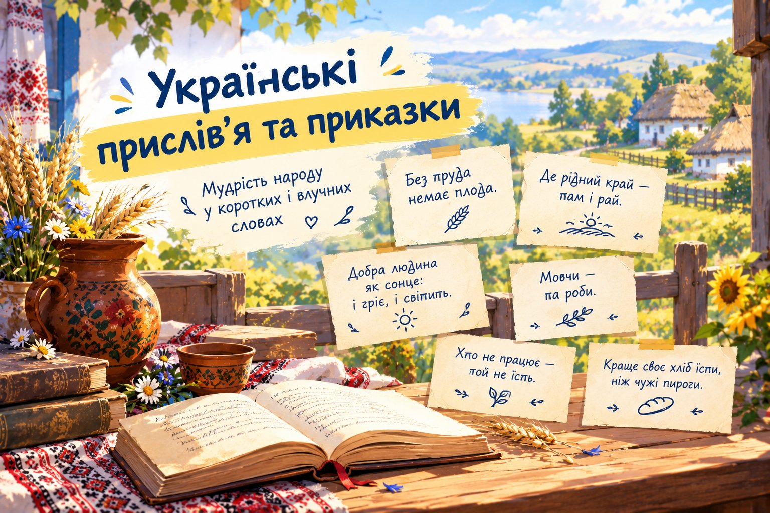 Українські прислів’я та приказки: народна мудрість