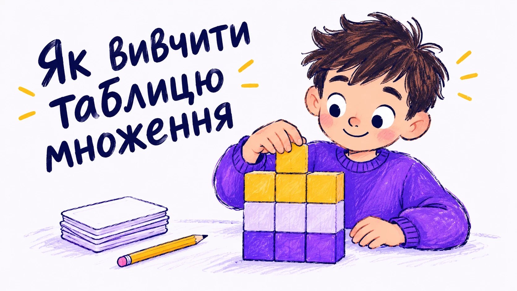 Як дитині легко та швидко вивчити таблицю множення
