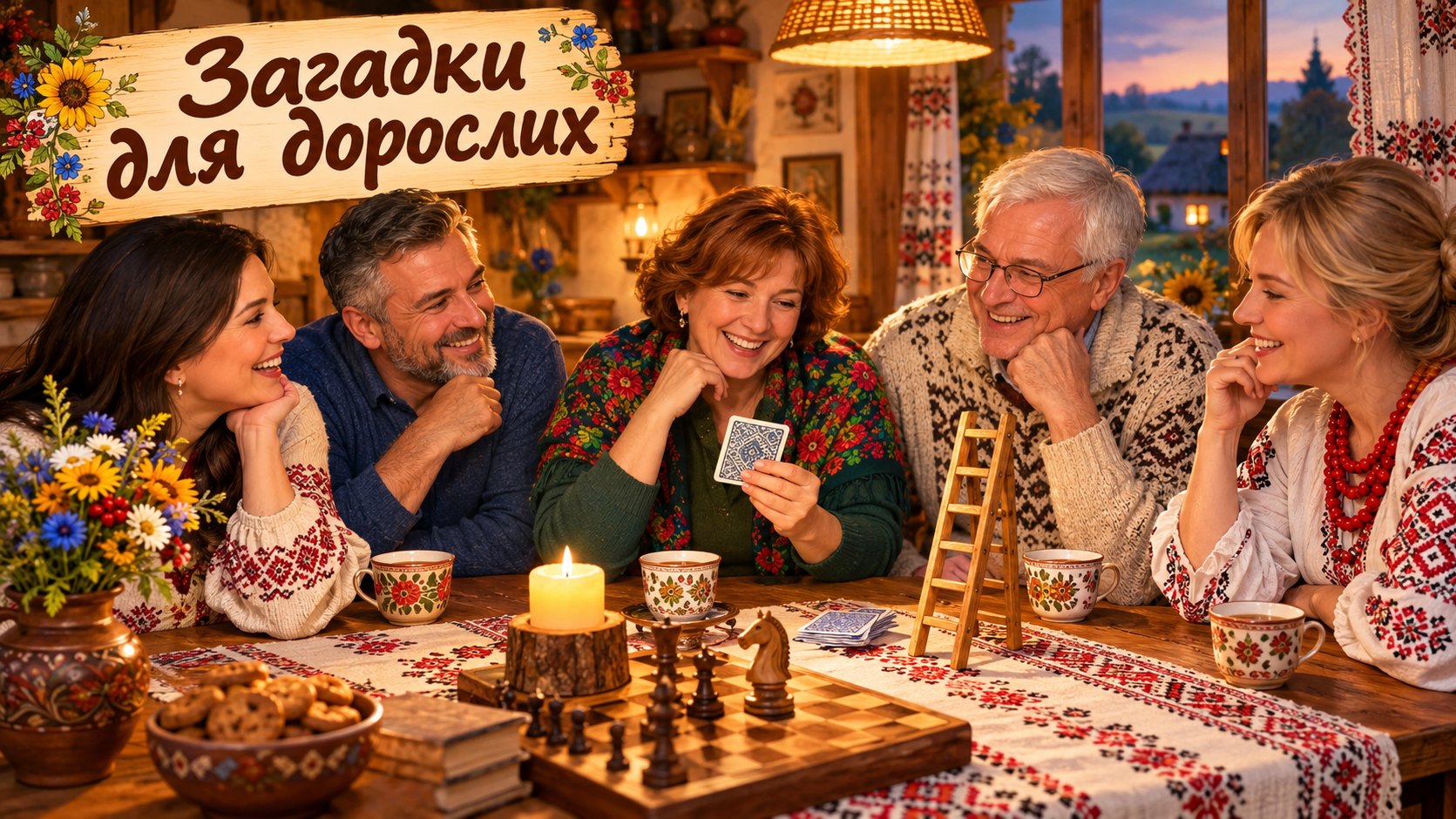 Загадки для дорослих. Складні загадки з підступом і на логіку з відповідями
