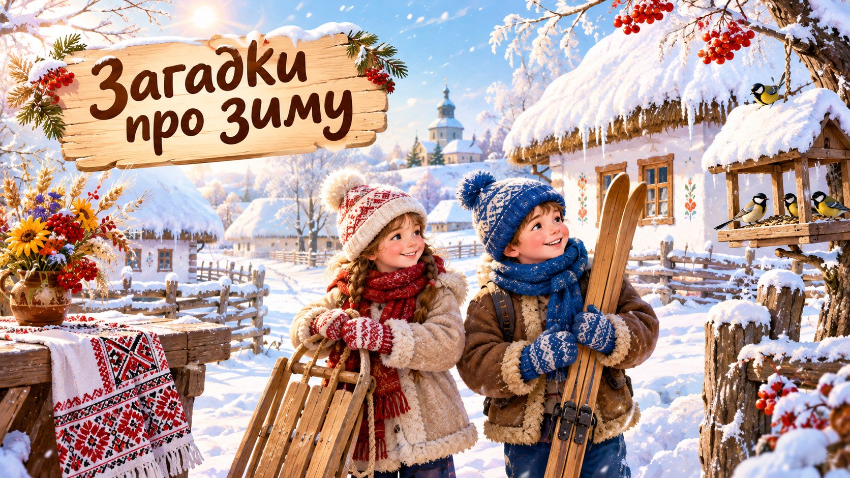 Загадки про зиму для дітей з відповідями