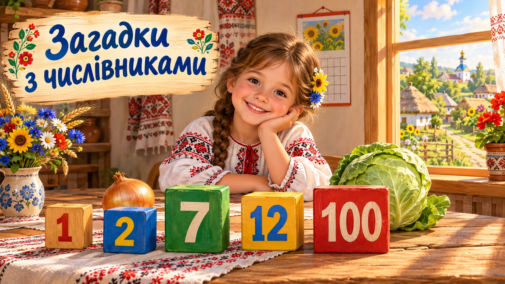 Загадки з числівниками для дітей