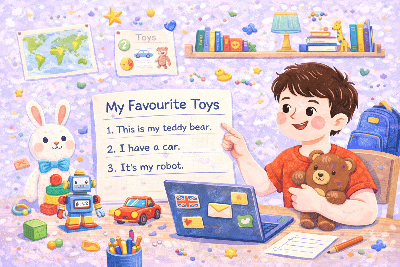 «My favourite toys»: план уроку англійської для 3 класу