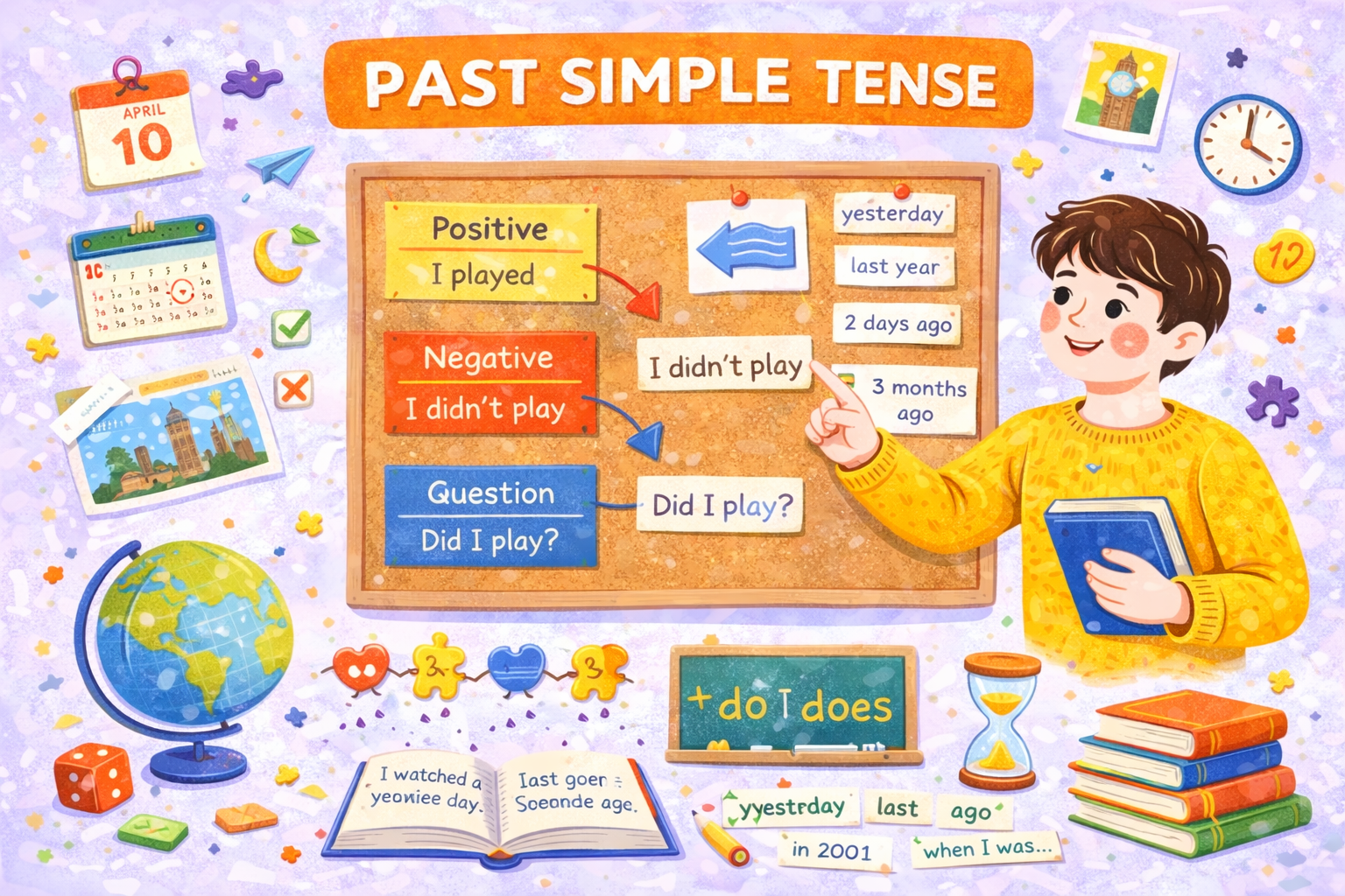 Past Simple: гайд для навчання дітей і дорослих